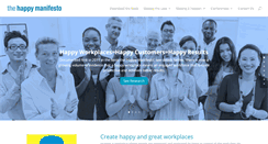 Desktop Screenshot of happymanifesto.com